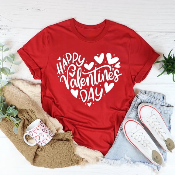 BandRole Happy Valentines Day Shirt, Valentines Day Shirt, Valentines Gifts, Love Shirt, Heart Shirt, Cute Valentines Shirt, Love Gift For Girlfriend