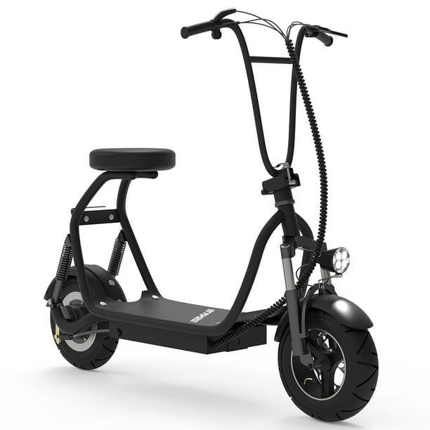 SKRT Electric Scooter 350W 48V Miles Long-range Battery Foldable Easy Carry Portable Design, Adult Electric Up to 18 MPH Commuter Scooter Black -