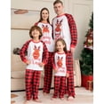 thumbnail image 1 of Xmas 2023 Family Look Cute Moose Pattern Parent-child Matching Clothes Baby Dof Rompers Christmas Pajamas Set Soft Sleepwear Pjs, 1 of 3