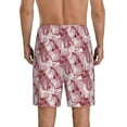 thumbnail image 3 of Kdxio Orchids Flowers Print Mens Sleep Shorts Bottoms Soft Comfy Pajama Wear Pants with Drawstring Pockets, 3 of 7
