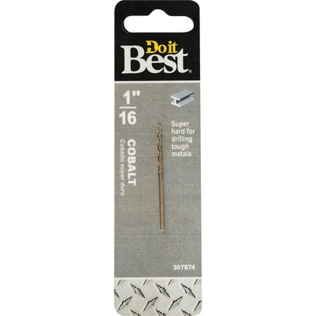 

2Pc Do It Best 1/16 In. Cobalt Drill Bit