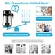 thumbnail image 5 of Destilador de agua VEVOR de 1,1 galones, 0,3 galones por hora, 750 W, máquina para hacer agua destilada, temporizador de 0 a 99 horas, pantalla de temperatura dual, destilador de encimera de, 5 of 9