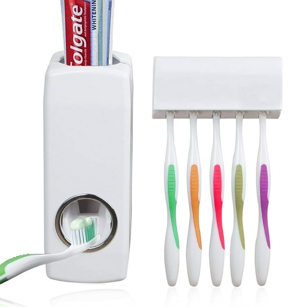 Distributeur De Dentifrice Mural Anti-poussière Pour Salle De Bain Avec Presse Dentifrice Mains Libres Pour Enfants 98767489