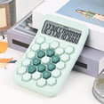 thumbnail image 4 of Pompotops 12 Digit Large Screen Dry Battery Streamlined Appearance Portable and Compact Body Crisp Buttons Student Calculator,Clearance Deals, 4 of 6