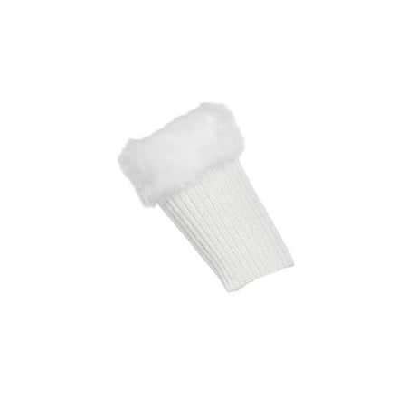 

Kironypik 1 Pair Leg Warmers Simple Solid Color Clothes Accessory Beautiful Legs Sleeves Women Winter Knitted Sock Cover for Girls White