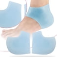 thumbnail image 3 of Heel Protector Sleeve, Non-Hole, Blue - Perforated Moisturizing Heel Protector Socks for Dry Cracked Feet, Men & Women, Foot Masks Easter Mother'S Day Base Care, 3 of 5
