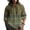 Army Green, variant on WTOBBY Men's Printed Cotton Linen Hooded Long Sleeve Shirt with Gradient Design for Spring and Summer Casual Daily Wear Lightweight and Breathable Pullover Top ,Army Green L