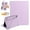 Purple, variant on Handbag Case for iPad Air 11" 2024/iPad Air 4 & 5 10.9"/iPad Pro 11" 2022/2021/2020/2018,Folio Stand PU Leather Pencil Holder Shoulder Hand Strap Card Slots Magnetic Envelope Wallet Cover,Pink