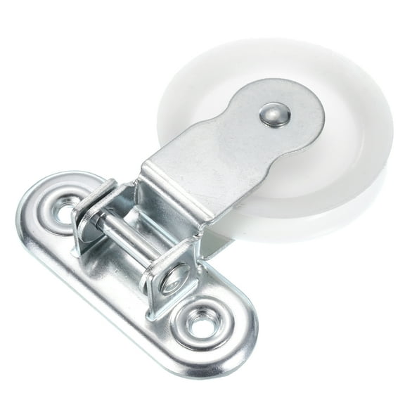 Wall Mounted Pulley 91mm Single Pulley Block Iron Nylon in Zinc Plated