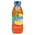 thumbnail image 3 of Snapple Natural Peach, Bottled Tea Drink, 16 fl oz, 6 Bottles-Pack Of 4, 3 of 5