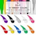 thumbnail image 2 of Set de pasta pigmentaria Rolio de 10 colores, 284 g, para resina epoxi, 2 of 4