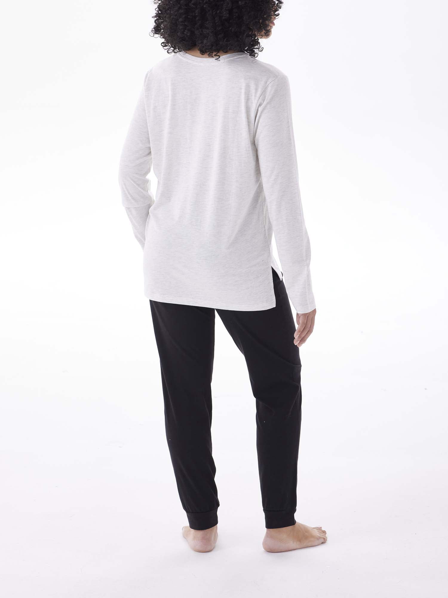 No Nonsense Women's Long Sleeve Pajama Sleep Tee
