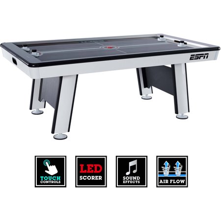 ESPN Premium 84 Inch Air Powered Hockey Table with LED Touch Screen Scorer