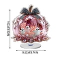thumbnail image 7 of Halloween Acrylic Desktop Ornament, Gothic Cute Ghost Pumpkin Rotating Stand Tabletop Standee Tiered Tray Decor for Holiday Desk Party Shelf Farmhouse, 7 of 7