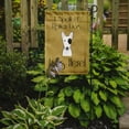 thumbnail image 2 of Caroline's Treasures BB1457GF Bull Terrier Spoiled Dog Lives Here Flag Garden Size , Small, multicolor, 2 of 3