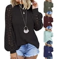thumbnail image 1 of REDHOTYPE Nouveau Haut à Manches Longues à Col Rond et à Manches Longues, 1 of 4