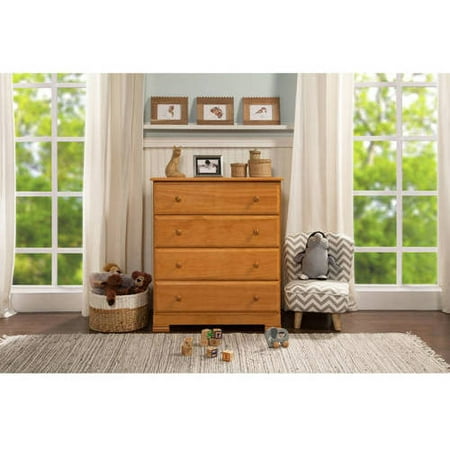 Davinci Kalani 4 Drawer Dresser Honey Oak Finish Walmart Com