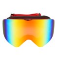 thumbnail image 1 of Unisex Adulto Al Aire Libre Doble Lente Magnitic Vista Grande Esquí Ciclismo Gafas Máscara GafasRojo, 1 of 10