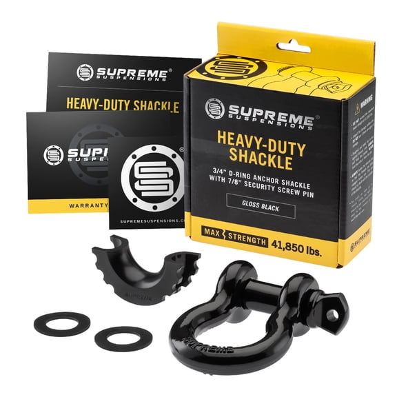 Supreme Suspensions UNVREVYG01B1 D-Ring Shackle