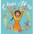 thumbnail image 2 of Girl's Encanto Pepa Clear Skies  Graphic Tee Tahiti Blue Medium, 2 of 4