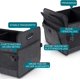 thumbnail image 5 of 1 Uds. Bolsa de maletero plegable negra con almacenamiento de maletero de coche caja de almacenamiento Sincero Electrónica, 5 of 5