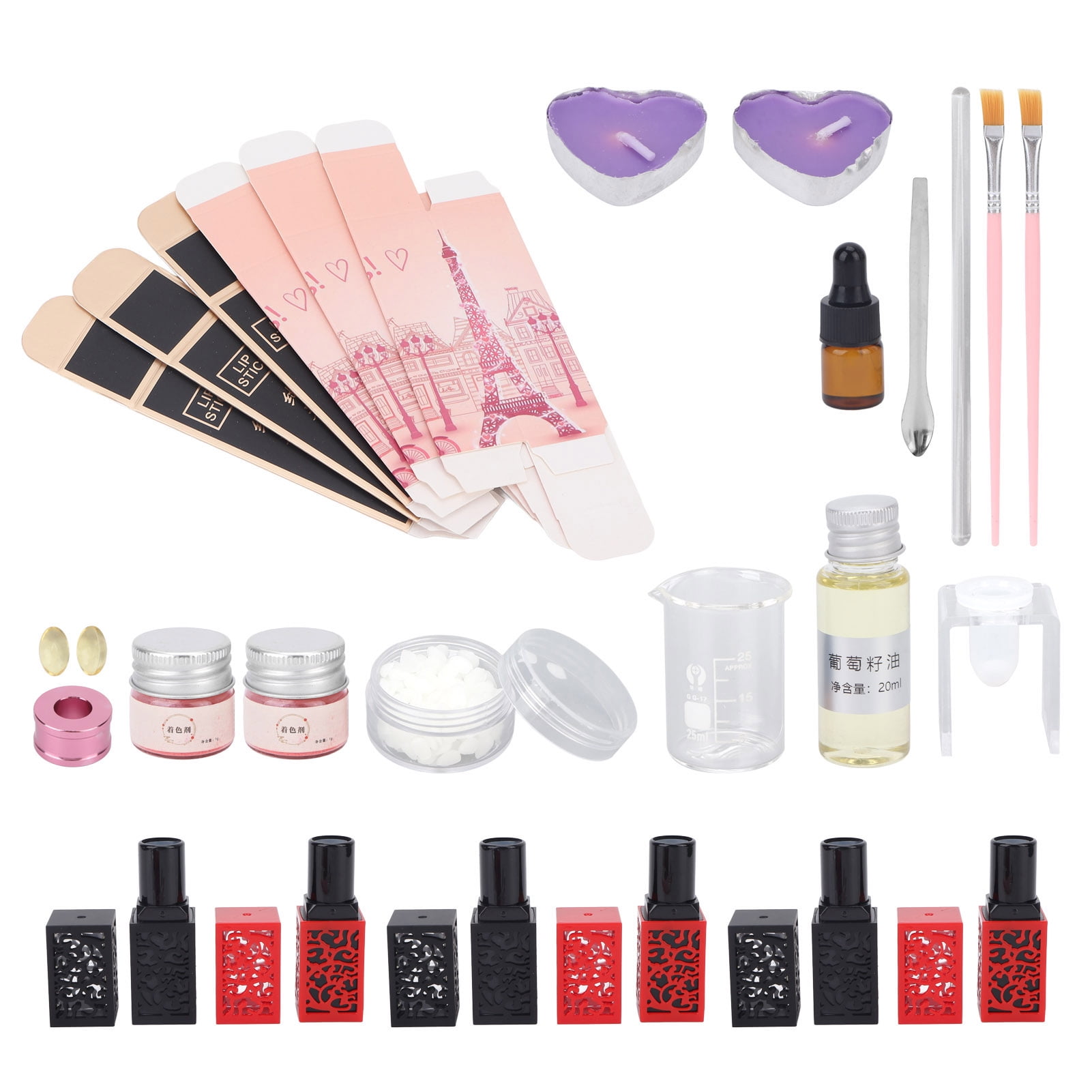 Lipstick Making Kit, Crafts Tool Lipstick Cosmetic Natural Lipstick DIY