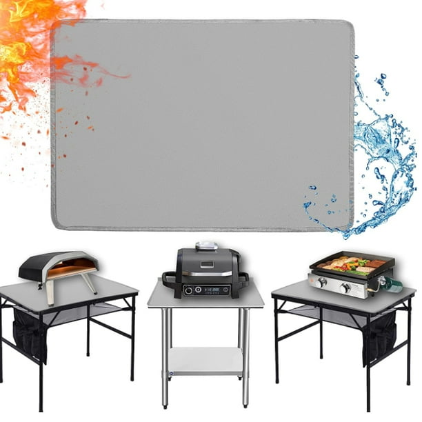 Fireproof Grill Mats for Outdoor Tabletop Grill to Protect Your Grill