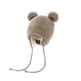 thumbnail image 4 of Kids Winter Hat Gloves Set for Girls Boys 1-3 Years,Toddler Earflap Beanie Ear Warmer Mittens Fleece Lined Set, 4 of 5