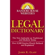 Random House Webster's Dictionary of the Law (Paperback) by James E Clapp