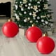 thumbnail image 5 of Decoraciones de pelota hinchable para exteriores de 30 cm - Gran decoración festiva para el jardín navideño, PVC resistente a la intemperie, fácil de instalar y almacenar, 5 of 5