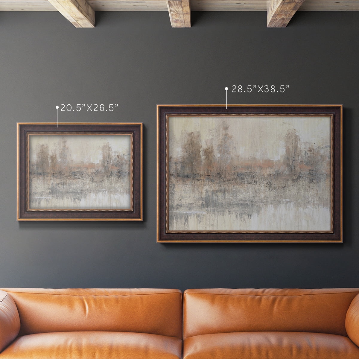 Land Parcel I Premium Framed Canvas- Ready to Hang