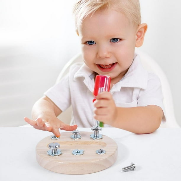 Wooden Screw Driver Board Basic Skills Learning Toy Educational Toy