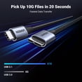 thumbnail image 2 of Cable UGREEN de 10 Gbps USB-C a Micro B de 2 m para MacBook Pro/Air, 2 of 9
