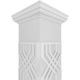thumbnail image 4 of Ekena Millwork 10"W x 9'H Craftsman Classic Square Non-Tapered Atlas Fretwork Column w/ Tuscan Capital & Tuscan Base, 4 of 8
