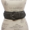 thumbnail image 2 of Women's 3" Wide High Waist Braided Fashion Stretch Belt, 2 of 3