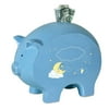 My Bambino Asymmetrical Pig Piggy Banks & Money Jars Blue/Yellow