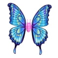 thumbnail image 3 of Alas de mariposa en movimiento, regalos de cumpleaños, alas de hada eléctricas de Pascua, alas de hada iluminadas Azul, 3 of 9