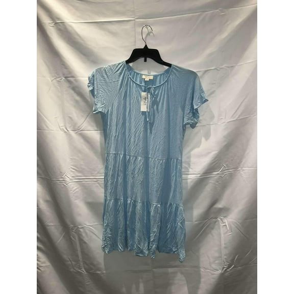 MSRP $50 Style & Co Women's Light Blue Shift Dress Size Medium P