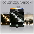 thumbnail image 2 of Opticore LED C7 Smooth Ceramic-Style Cool White Christmas Lights with Shatterproof Christmas Bulbs, 25 Lights, 25ft, 2 of 8