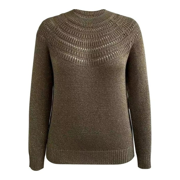 Suéter George Para Mujer Talla EG Color Dorado