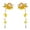 As Described428, variant on Vintage Flower Hair Clips, A Pair of Yellow Osmanthus Decorative Hair Clips Tassel Pearl Hair Barrettes, Wedding Hair Pins Hair Accessories for Women Girls Bride Bridesmaid