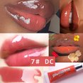 thumbnail image 2 of Brillant à Lèvres Repulpant Hydratant Repulpeur Brillant Gelée Brillant à Lèvres Rouge à Lèvres Liquide Naturel pour Femmes et Filles (Glitter Glossy, 07#), 2 of 7
