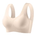 thumbnail image 2 of Naittoop Seamless Mastectomy Bra Women Full Coverage Wireless Post-Surgery Bra for Silicone Breast Inserts, 2 of 5