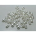 thumbnail image 5 of EOEMY 200 White Plastic Faux Pearl Teardrop Beads 6X10mm Imitation Pearl, 5 of 6