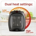 thumbnail image 3 of Black+Decker Portable Ceramic 1500W Space Heater, 3 of 7