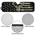 thumbnail image 6 of XYZCANDO Deer Windshield Sun Shade Compatible with Jeep Wrangler TJ JK JL 2/4 Door Folding Front Camo Flag Window Sun Shade for Car Accessories Windshield Sunshade Visor Mat, 6 of 7
