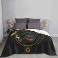 thumbnail image 5 of XMXT Flannel Throw Blanket for Couch, Warm Hip Hop Gorilla Bed Sofa Decor Blankets for Home Bedroom, 60 x 50 inches, 5 of 9