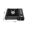 thumbnail image 3 of KQJQS Portable Butane Stove, Single Gas Stove, Camping And Backpacking Essential, High Performance,Double Wind Guard, Aluminum Alloy And Safe, 3 of 8