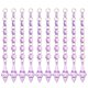 thumbnail image 1 of 10 piezas de adornos colgantes de gemas de cristal para eventos elegantes, brillantes diamantes acrílicos 6+1 para decoración de bodas, 1 of 5