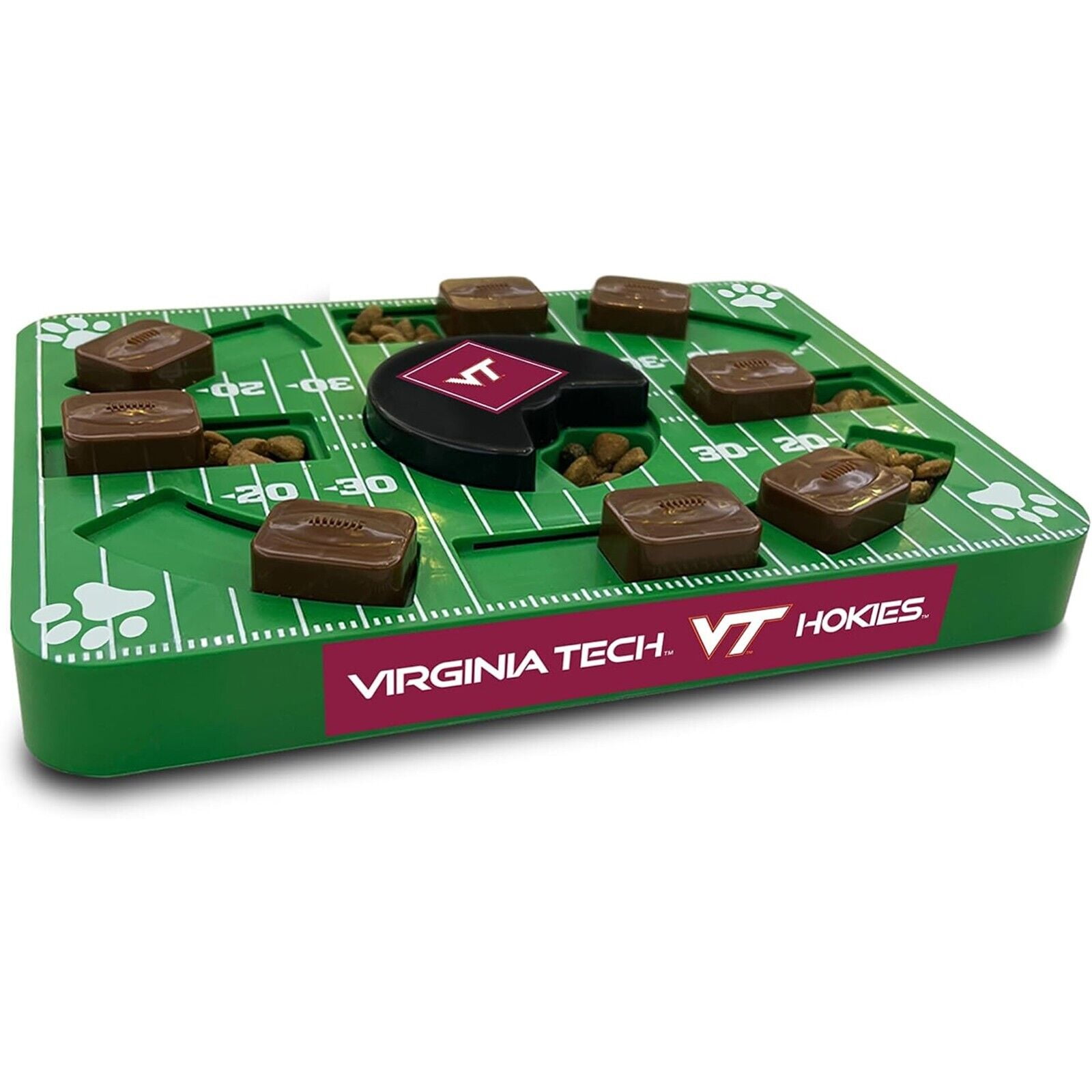 Pets First NCAA Virginia Tech Hokies Puzzle Toy, Puzzle Treat Dog Toy, Interactive Dog Treat Toy, Dog Puzzle Feeding Slow Toy